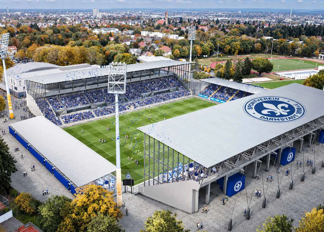 Umbau Stadion am Böllenfalltor, Darmstadt